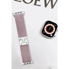 Renas Store Newface Apple Watch 42MM Forest Kumaş Kordon - Lila