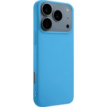 Kap Kaç iPhone 17 Pro Max Nano Içi Kadife Silikon - Mavi