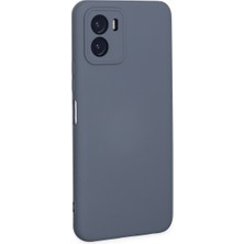 Kap Kaç Y15S Kılıf Nano Içi Kadife Silikon - Gri