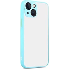 Renas Store Apple iPhone 13 Kılıf Montreal Silikon Kapak - Turkuaz