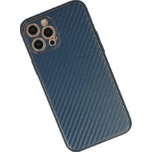 Renas Store Newface Iphone 12 Pro Max Kılıf Coco Karbon Silikon - Mavi