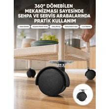 Valor Mobilya Tekerleği 6 cm Kilitsiz Tekli Satış