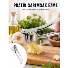 Valor Mutfak Sarımsak Ezici Kaymaz Saplı Güçlü Mekanizma
