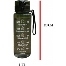 Kap Kaç Suluk & Su Şişesi & Sporcu Matara Füme 1000 ml