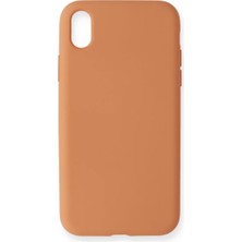 Renas Store Apple iPhone Xr Kılıf Nano Içi Kadife Silikon - Turuncu