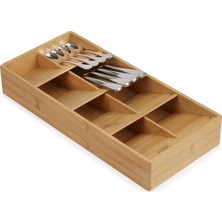 Joseph Joseph Drawer Store - Büyük Kompakt Çatal Bıçak Çekmecesi Düzenleyici, 8 Bölmeli, 48 Parça, B