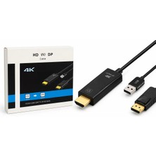 Renas Store Hdmı USB To Displayport Aktif Dönüştürücü Kablo 4K 60Hz 26 cm HDX7901