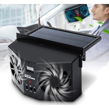 Renas Store Ally R-8032 Güneş Enerjili Çift Fanlı Solar Oto Araç HAVALANDIRMA-(5775)