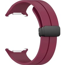 Renas Store Newface Watch 7 Ultra KR418 Tender Silikon Kordon - Bordo