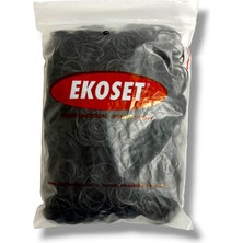 Ekoset Siyah Küçük Paket Lastiği 40MM 3000 Adet