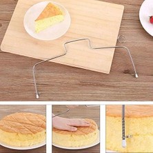 Renas Store Paslanmaz Çelik Ayarlanabilir Pasta Dilimleyici – Çok Amaçlı Kesme Teli