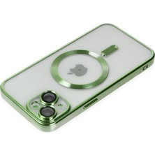 Kap Kaç iPhone 14 Kılıf Kross Magneticsafe Kapak - Koyu Yeşil