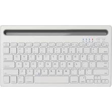 Renas Store ZR206 Beyaz K6100 Kablosuz Klavye