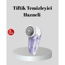 Renas Store Şarjlı Tiftik Temizleyici – Çıkarılabilir Hazneli Anti-Statik Fırçalı USB Şarjlı
