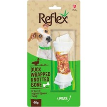 Kap Kaç Ördek Eti Sargılı Düğümlü Köpek Çiğneme Kemiği 40 gr