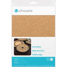 Silhouette Yapışkanlı Mantar Levhalar (8 Adet)