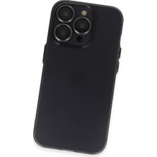 Kap Kaç iPhone 13 Pro Max Kılıf Luko Lens Silikon - Siyah