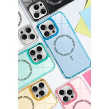 Kap Kaç iPhone 16 Pro Max Live Diamond Magsafe Kapak - Pembe