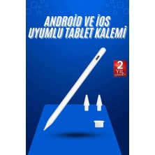 Renas Store Dokunmatik Kalem Tablet Kalemi Çizim Stylus Kalem Yedek Uçlu
