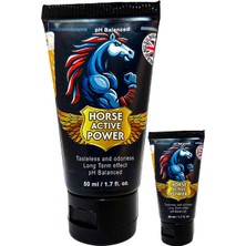 Kap Kaç Horse Active Power Cream 2 Adet Sertpe.nis Masaj Kremi 50 ml