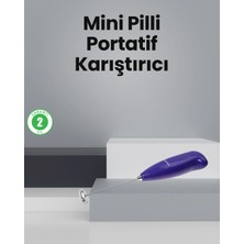 Renas Store Mutfak Için Mini El Mikseri – Kahve, Süt, Krema ve Sos Karıştırıcı