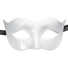 Renas Store Beyaz Renk Masquerade Kostüm Partisi Venedik Balo Maskesi