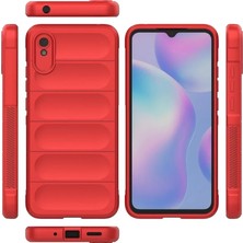 Renas Store Newface Xiaomi Redmi 9A Kılıf Optimum Silikon - Kırmızı