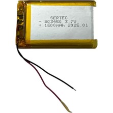 Renas Store 803450 3.7V 1500MAH Li-Polymer Pil DEVRELI/1.5A