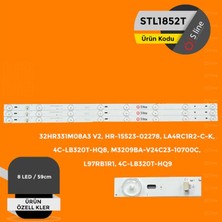 Renas Store 32HR331M08A3 V2, HR-15523-02278, LA4RC1R2-C-K, 4C-LB320T-HQ8 Tv LED Bar