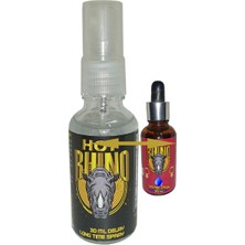 Kap Kaç Bonie Rhino Uzun Süreyi Deneyimleme Spreyi +  Rhino Bayanların Ilgi Içeceği