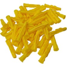 Renas Store Plastik Dübel Sarı 10 mm 100 Adet