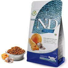 Kap Kaç N&d Ocean Pumpkin Balkabaklı Ringa Balıklı Portakallı Tahılsız Yetişkin Kedi Maması 1,5 kg