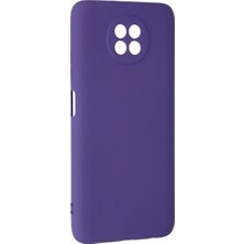 Renas Store Newface Xiaomi Redmi Note 9 5g Kılıf Nano Içi Kadife Silikon - Mor