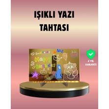 Renas Store USB Bağlantılı LED Akrilik Çizim ve Not Tahtası