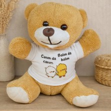 Renas Store Canım Da Canım Balım Da Balım Tişörtlü Peluş Ayıcık