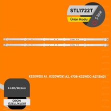 Renas Store Philips 4708-K32WDC-A2113N01, K320WDX A2, K320WDC1 A2 Tv LED Bar-