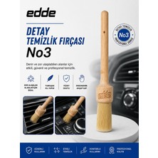 Edde Araba Araç Oto Yıkama At Kılı Detay Fırçası Detailing Fırçası Detaylı Temizlik Fırçası No:3