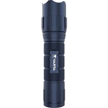 Varta El Feneri F20 LED El Feneri (Alüminyum Gövde, Hassas Odak, Küçük, Pille Çalışır) Mavi, Günlük