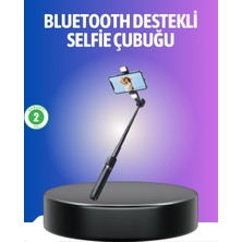 Renas Store Bluetooth Selfie Çubuğu – Uzaktan Kumandalı