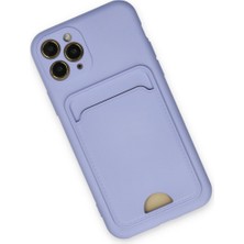 Kap Kaç iPhone 11 Pro Kılıf Kelvin Kartvizitli Silikon - Lila