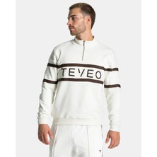 Teveo Club Yarım Fermuarlı Kazak (Espresso)