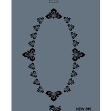 Renas Store Rich New Seri N-395 Stencil 35X25 cm