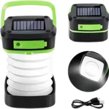 Astraltech Katlanabilir Kamp Lambası Akordiyon Lamba Şarjlı 3 Kademeli Solar