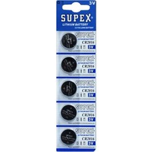 Renas Store Supex CR2016 3V Lityum Para Pil