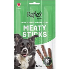 Kap Kaç Meaty Sticks Ördek ve Kaz Etli Tahılsız Köpek Ödül Çubuğu 3X11 gr
