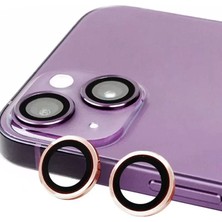 Renas Store Newface Apple Iphone 15 Plus Raze Metal Kamera Lens - Pembe