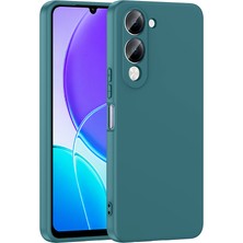 Lyon Tech Vivo Y19 (2025) / Vivo Y04 Uyumlu Zore Mara Lansman Kadife Iç Yüzeyli Mat Silikon Kapak