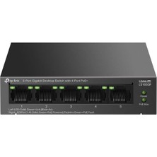Tp-Link LS105GP | 5-Port Gigabit Poe+ Switch | 65W Poe Bütçesi, 250M Iletim, Tak ve Çalıştır | Fansı