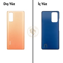 Arsking Xiaomi Redmi Note 10 Pro Gradyan Bronz Arka Pil Kapağı Batarya Kapağı Lazer Kesim Back Cover