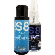 Kap Kaç Stımul8 60 ml Erotikmasaj Yağı Yanında 30 ml Stımul8 Deıayspray